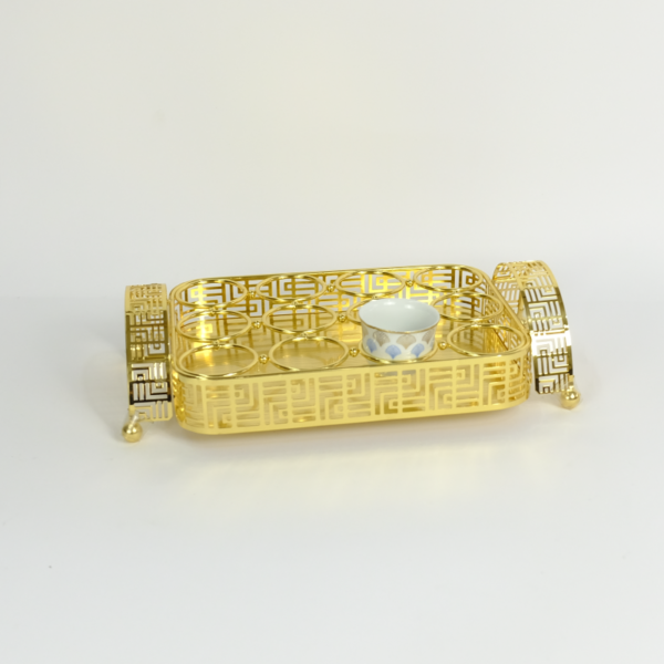 Arabic coffee metallic tray holder - Image 2