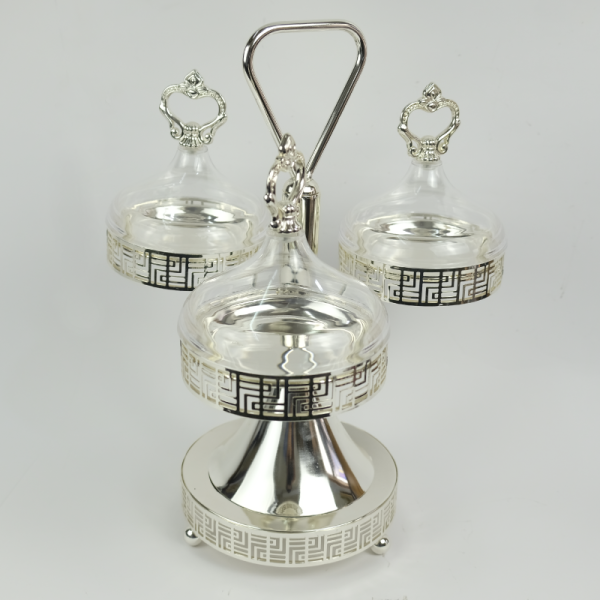Classic 3-bowls stand - Image 2