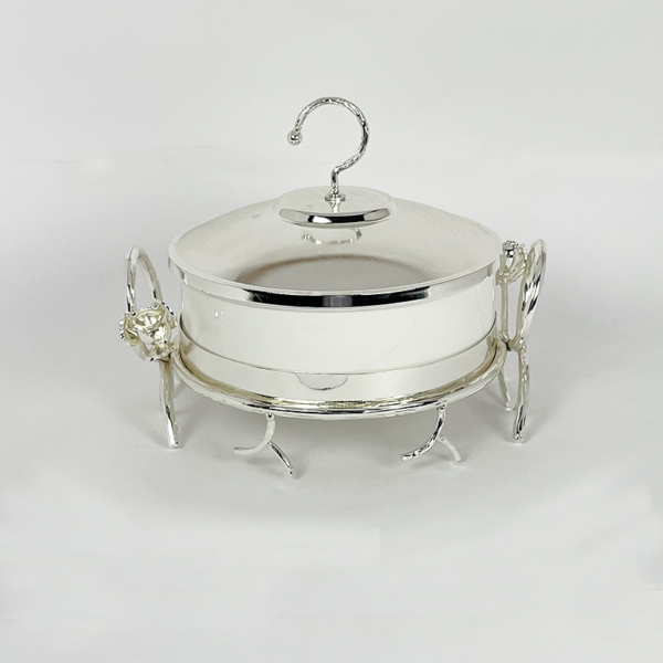Ceramic Buffet with Metal Stand - Image 3