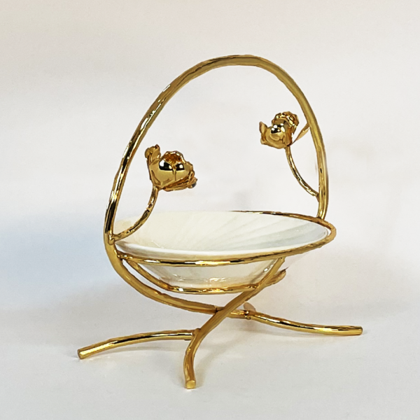 Oval Ceramic Tray Basket - Image 3