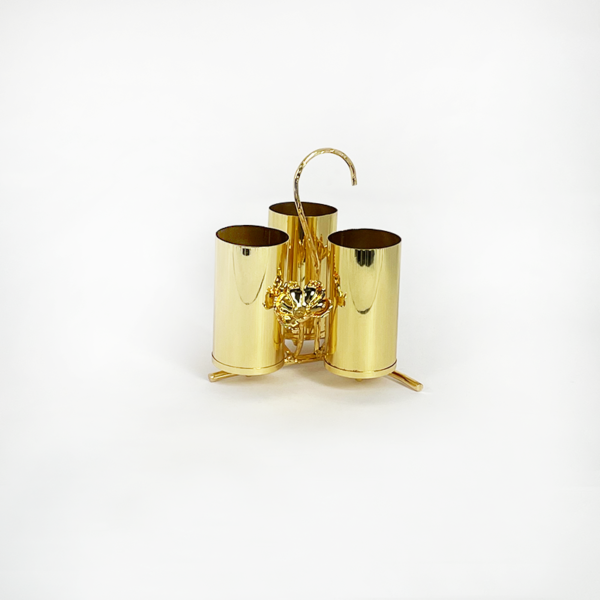 Three Flowers Spoon Holding Basket - Image 3
