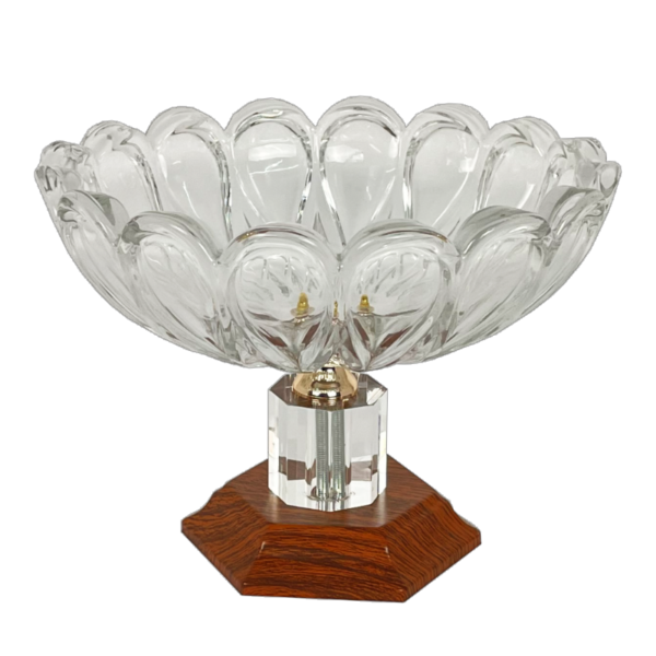 Deluxe Glass Candy Bowl with Metal Base - Image 5