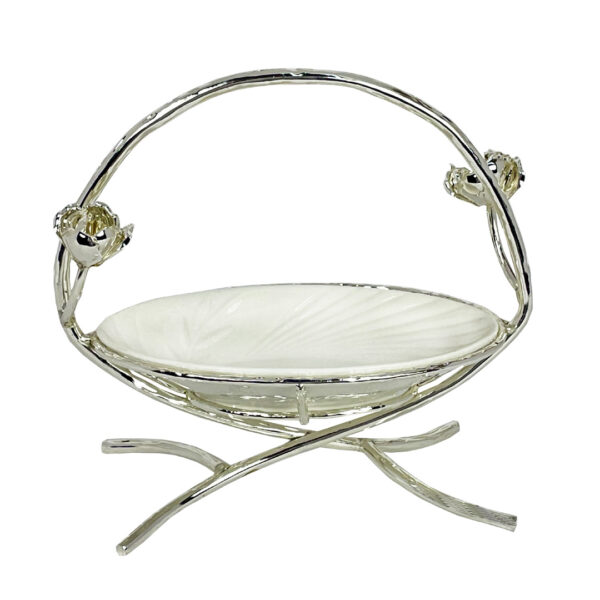 Oval Ceramic Tray Basket - Image 2